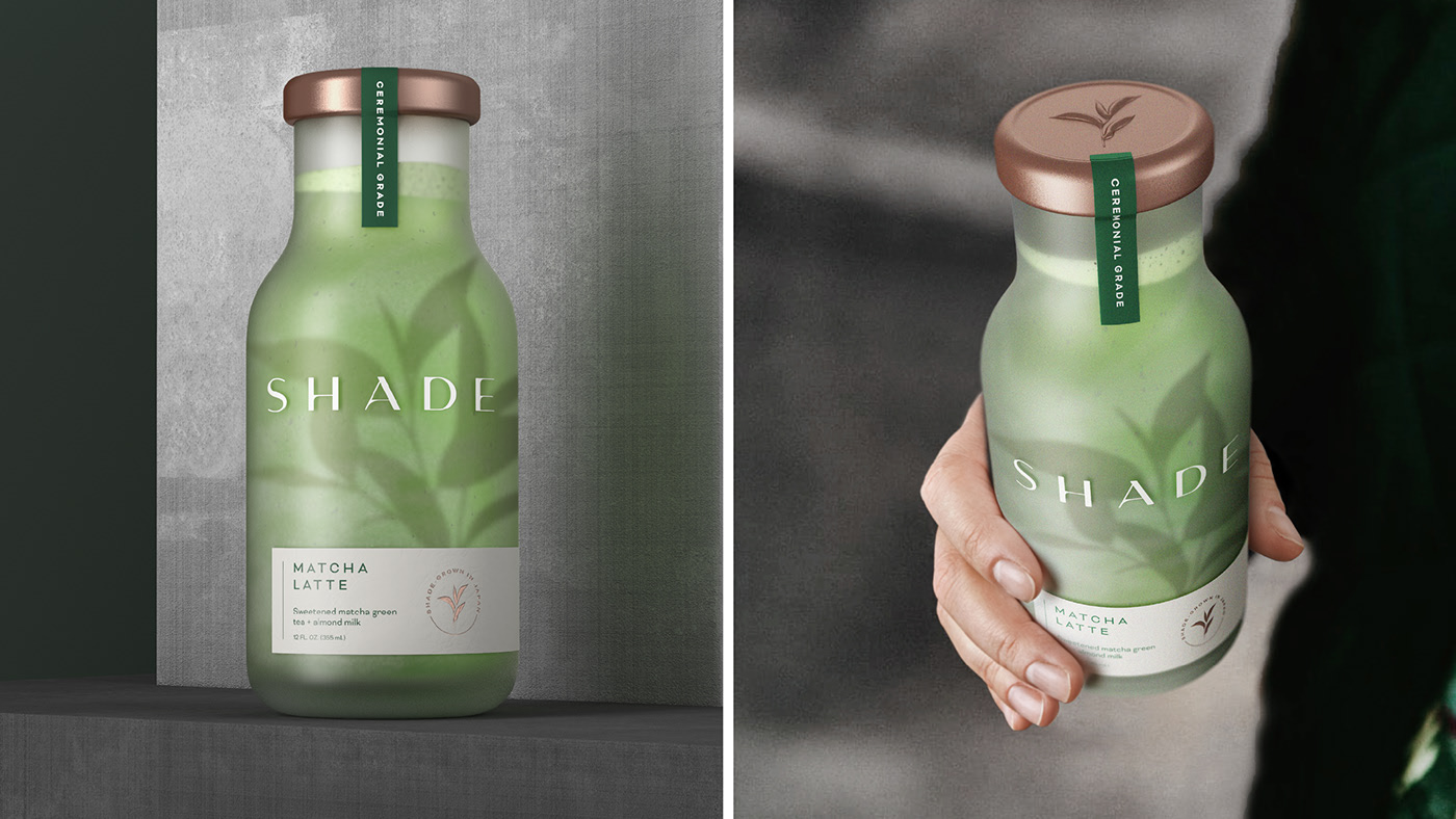 Shade Matcha，Green Tea，modern，packing，