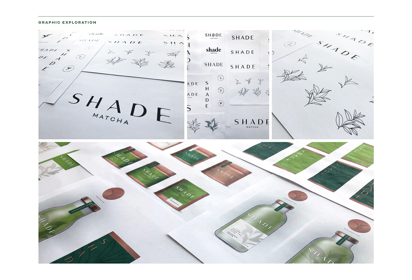 Shade Matcha，Green Tea，modern，packing，