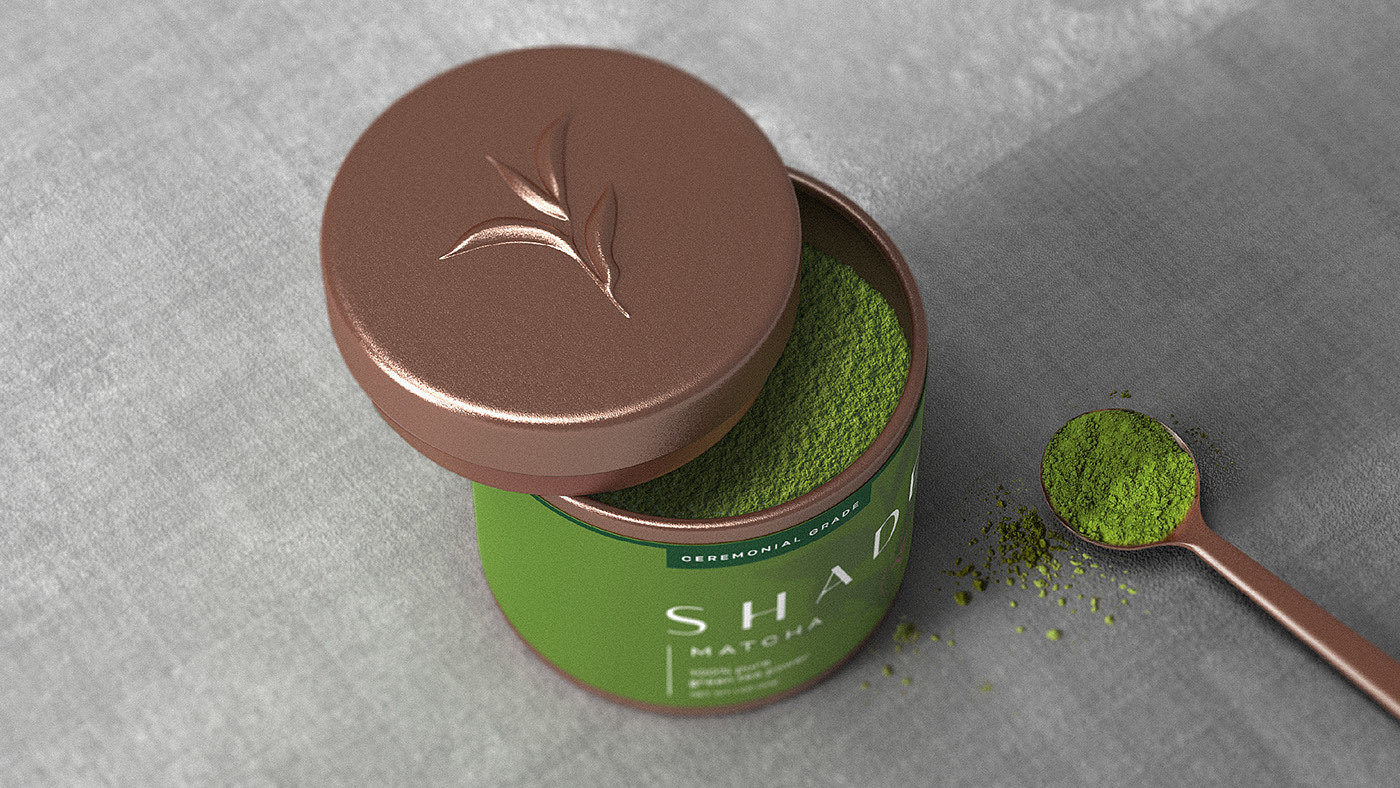 Shade Matcha，Green Tea，modern，packing，