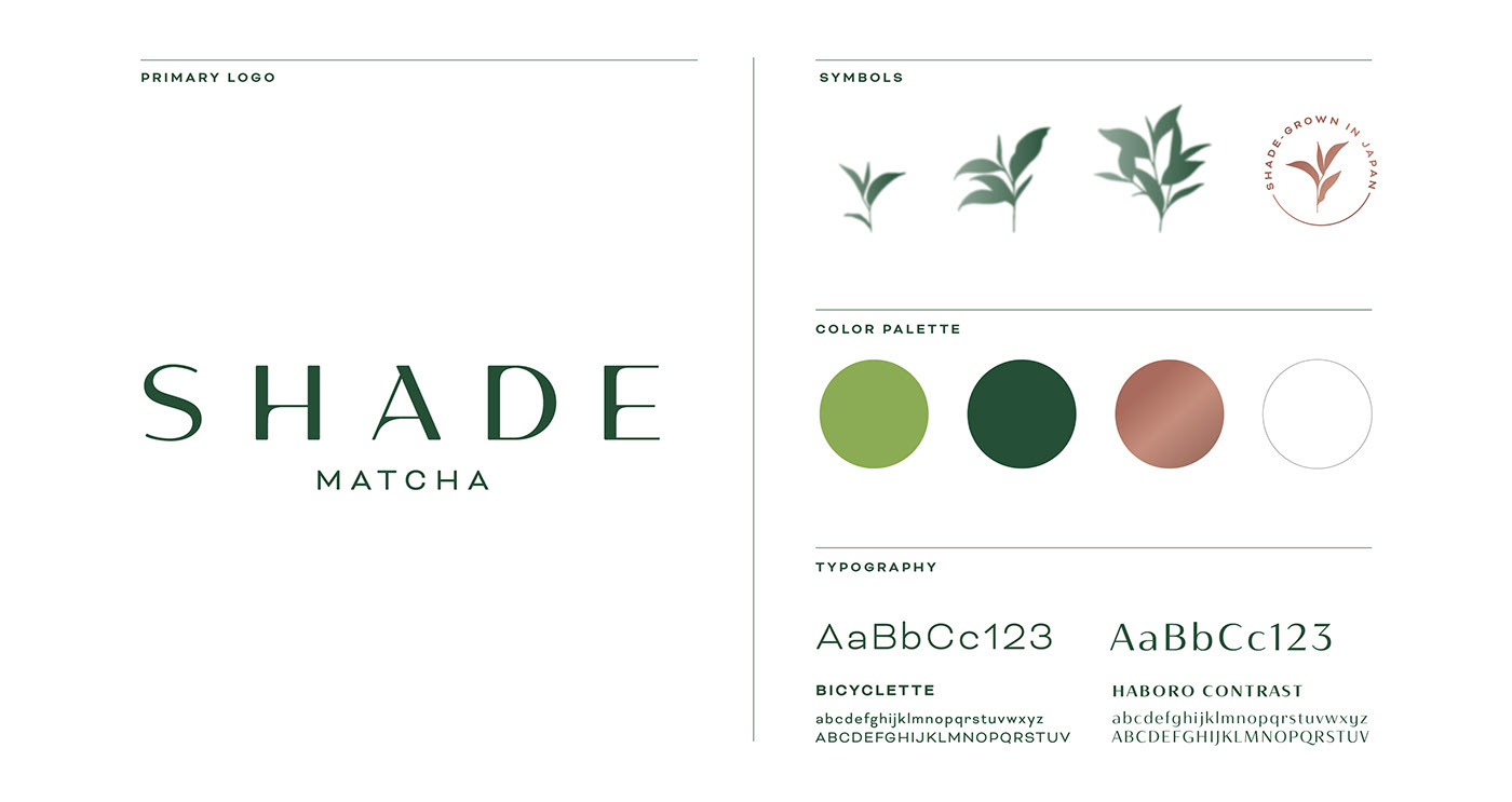 Shade Matcha，Green Tea，modern，packing，