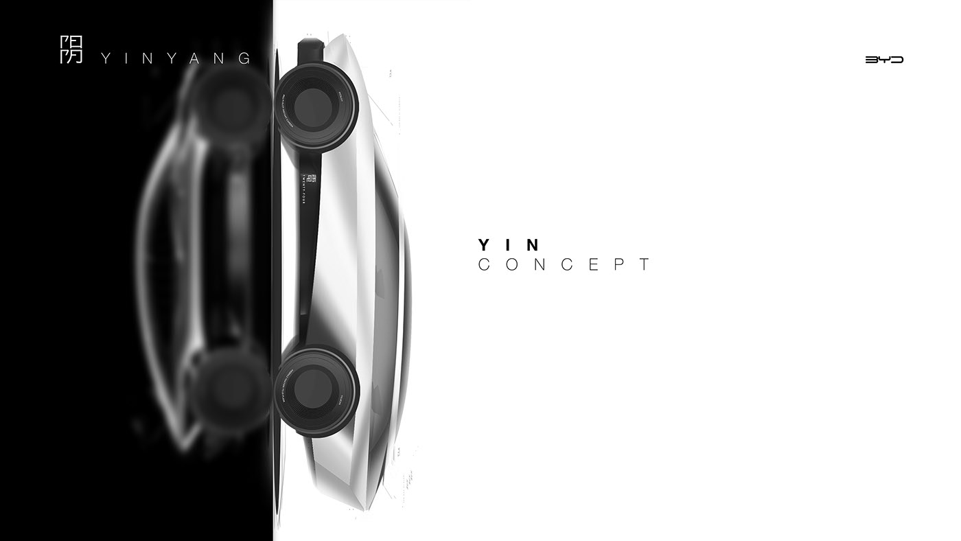 Automobile design，yin-yang，Render，