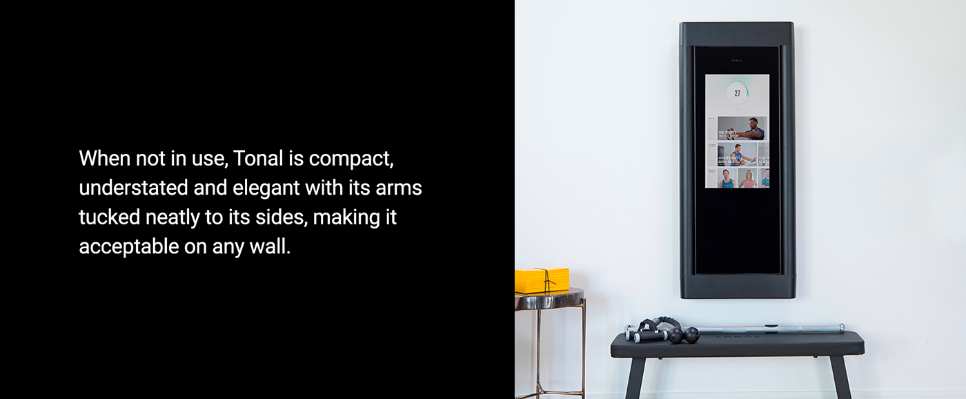 Tonal，strength training，interactive，machine learning，Bodybuilding，