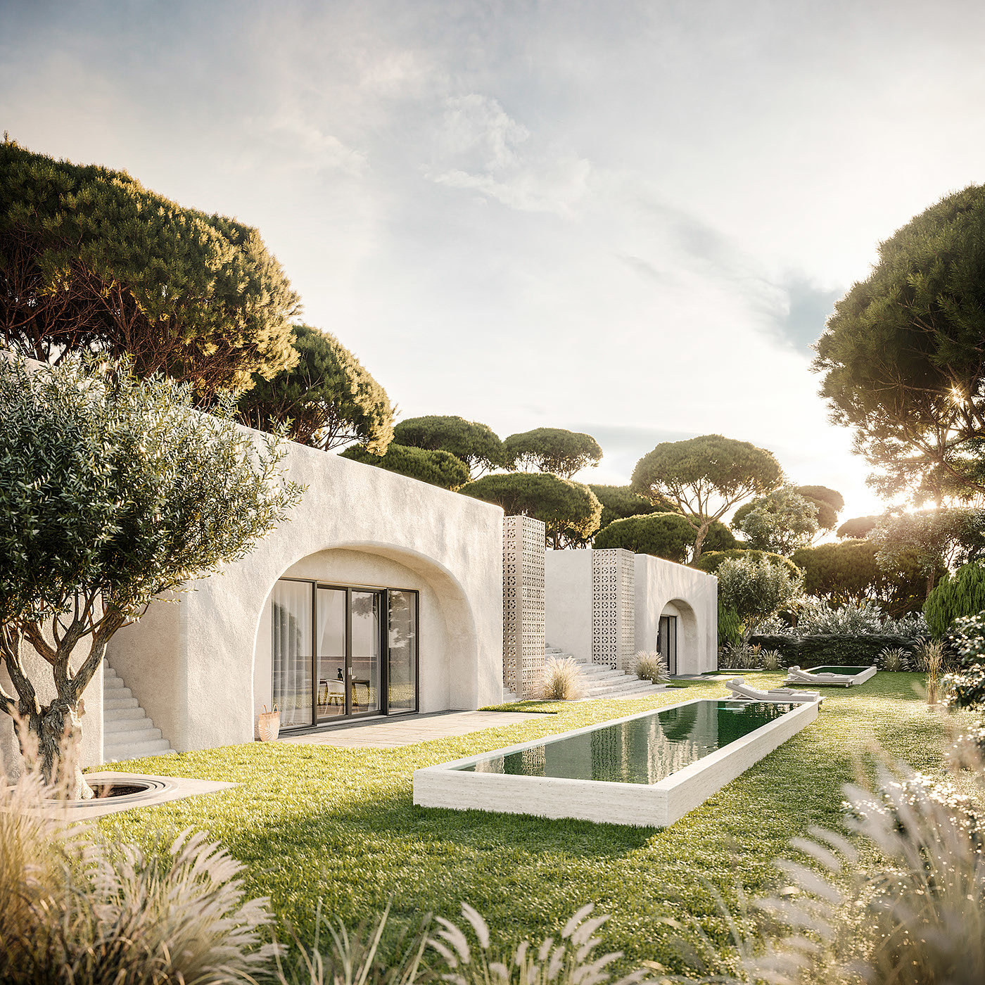 建筑，数码艺术，3dmax，Forte dei marmi，别墅，