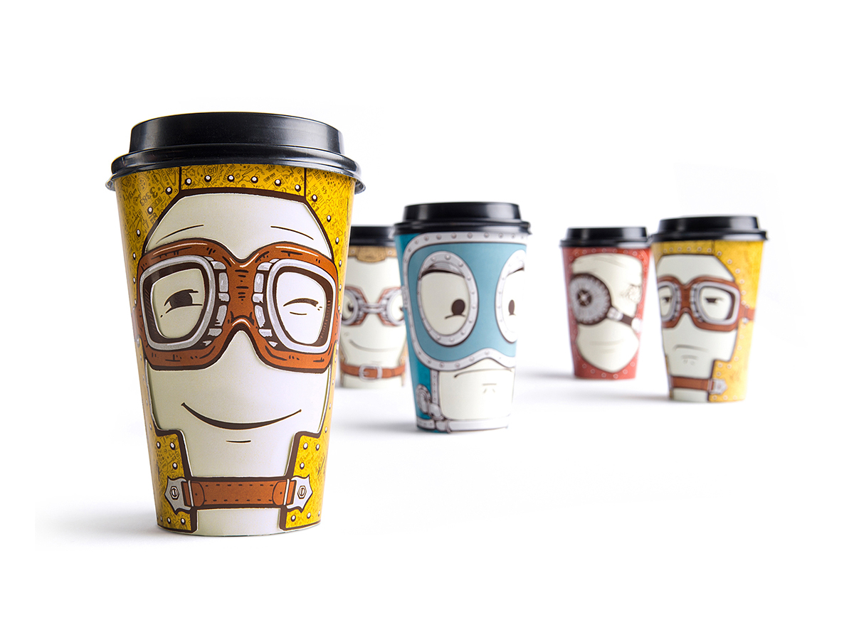 Limited commemorative cup，Coffee，Change mood，