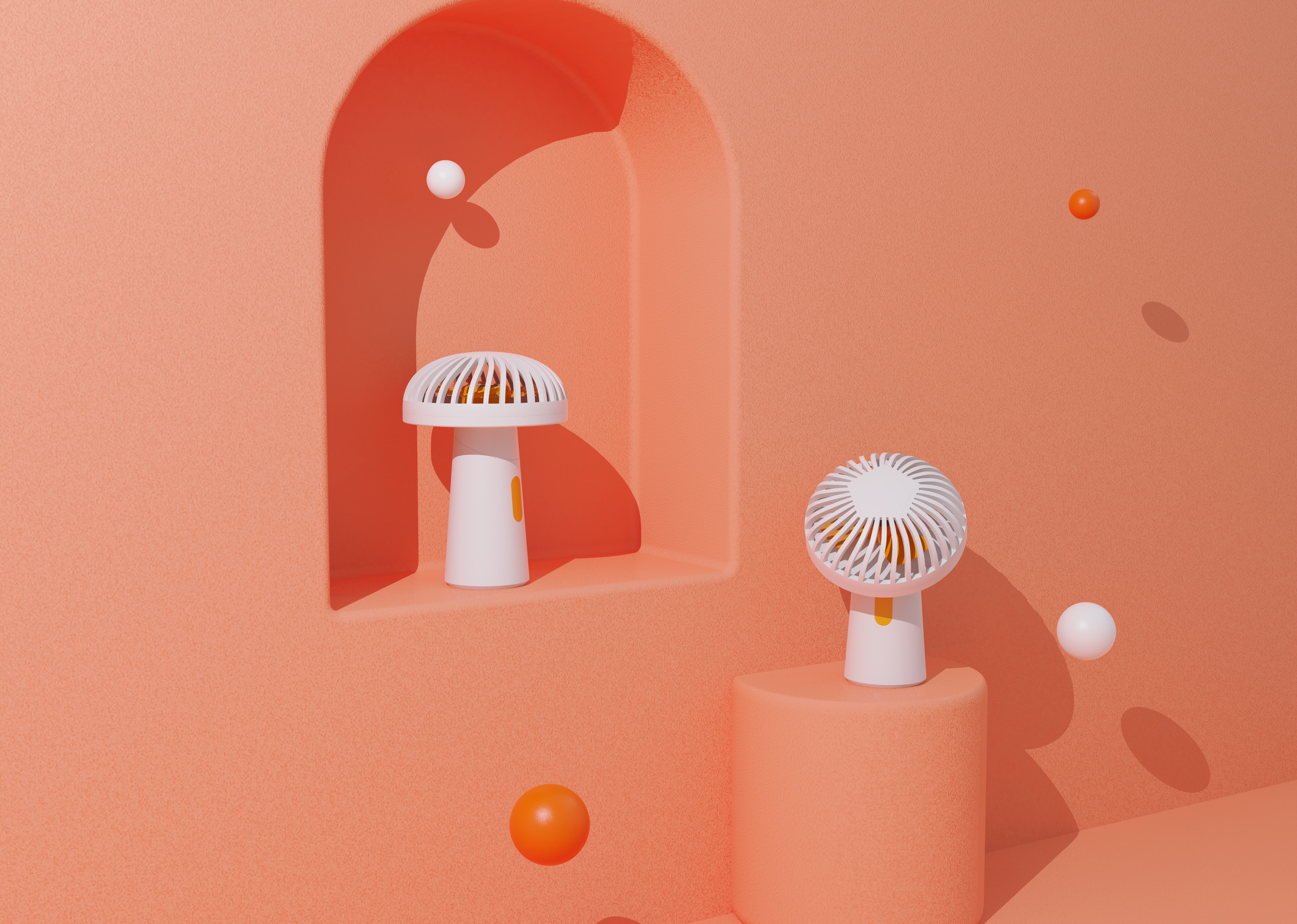 Small fan，summer，