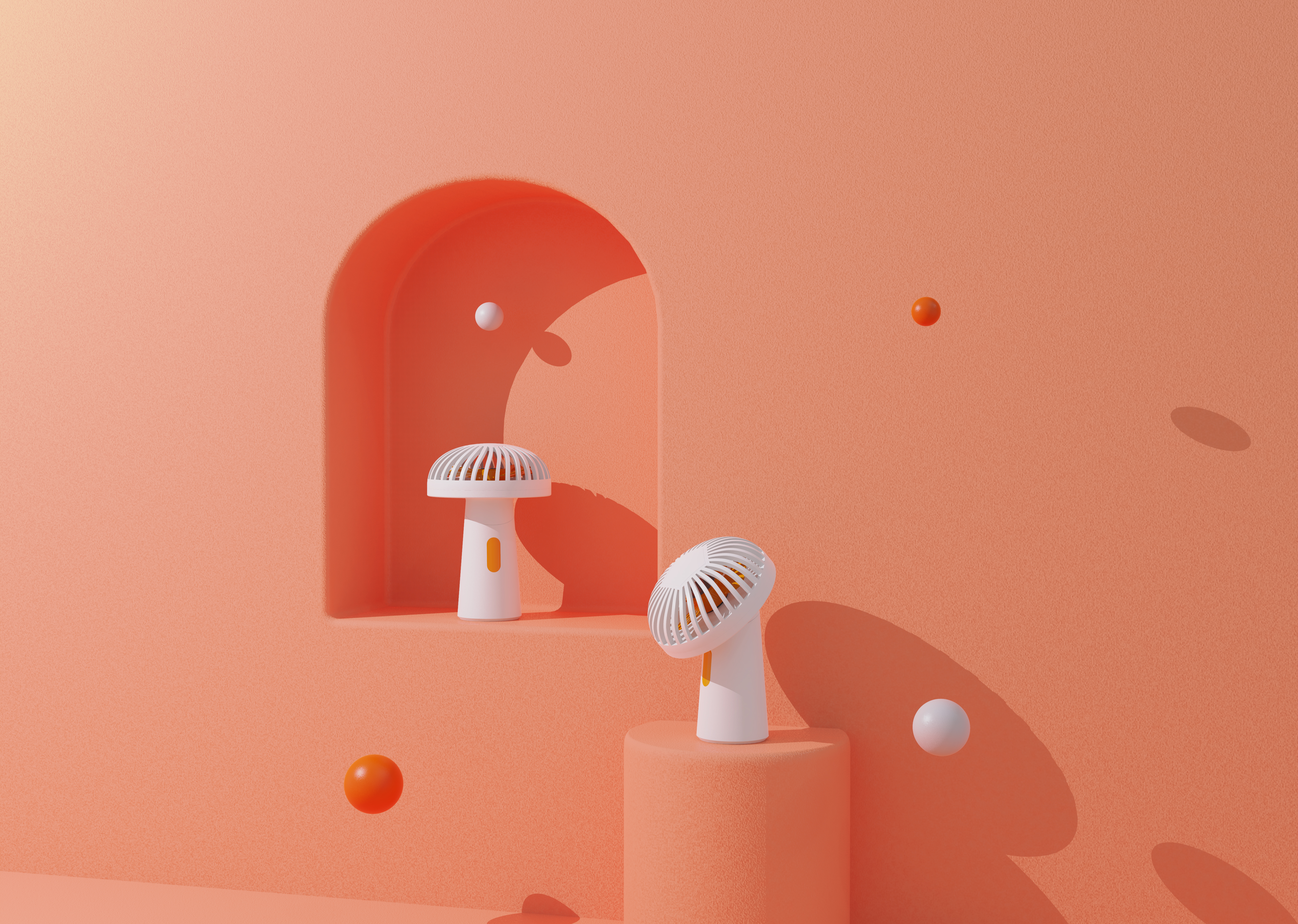 Small fan，summer，