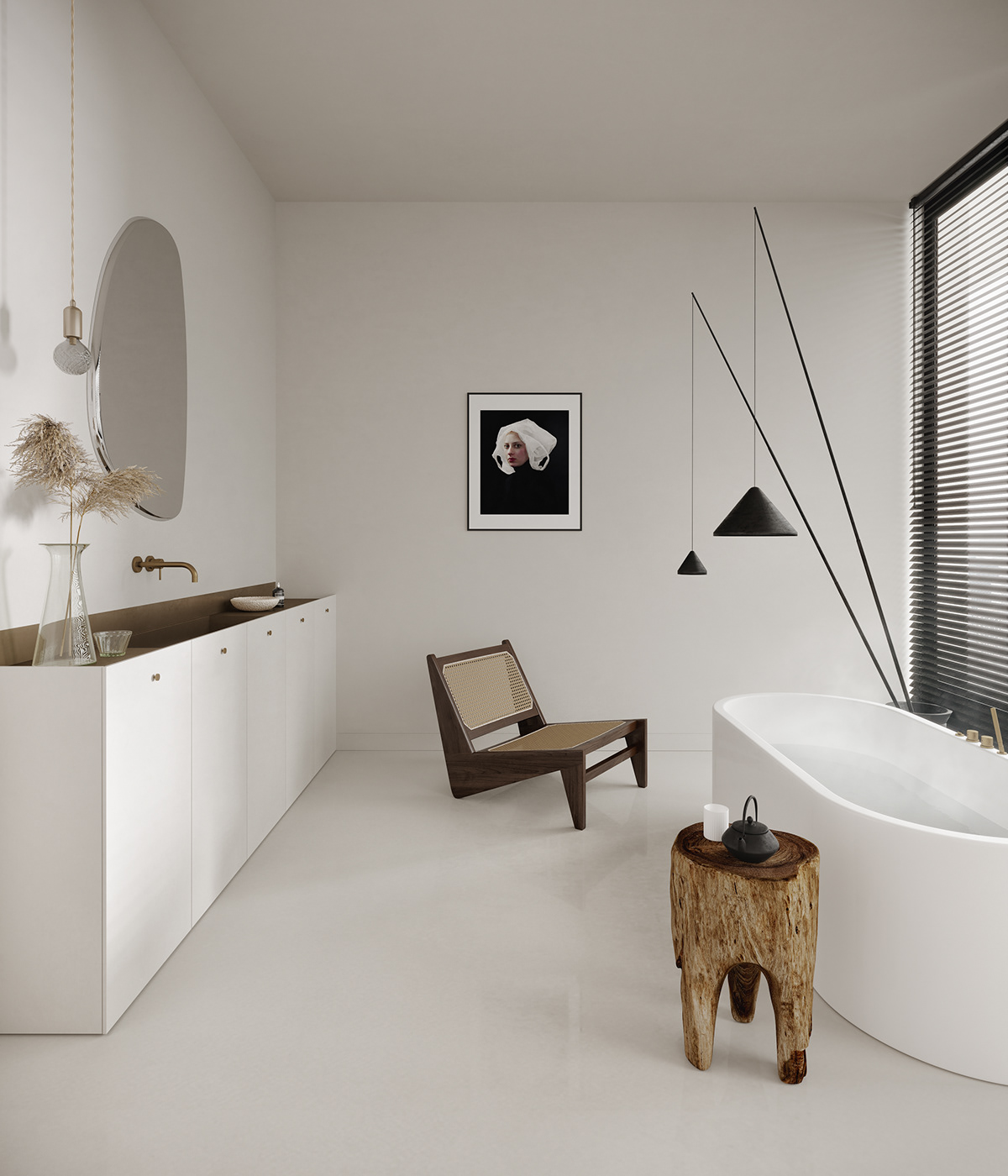 Modern Zen，apartment，Interior design，