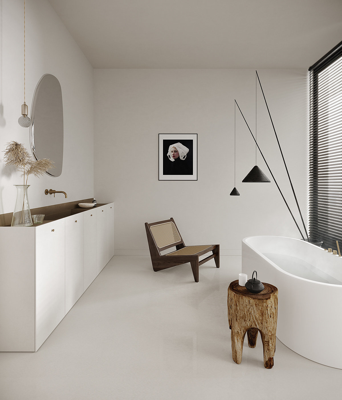 Modern Zen，apartment，Interior design，