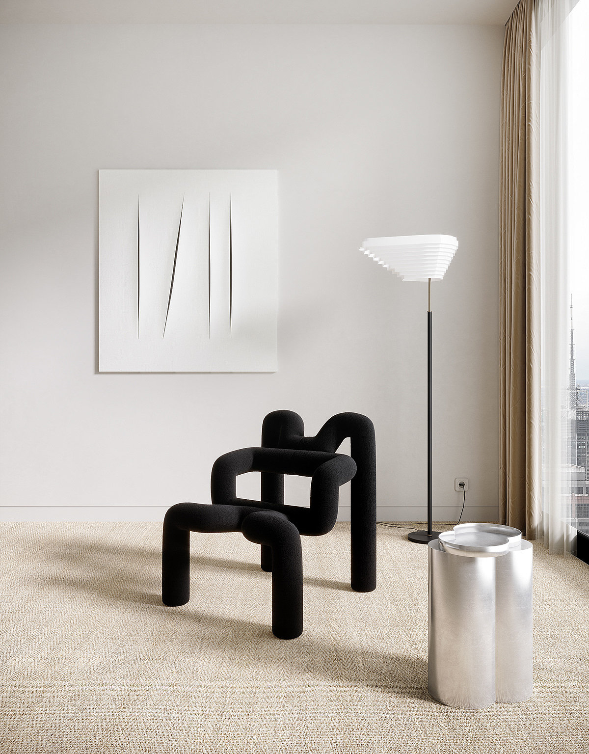 Modern Zen，apartment，Interior design，
