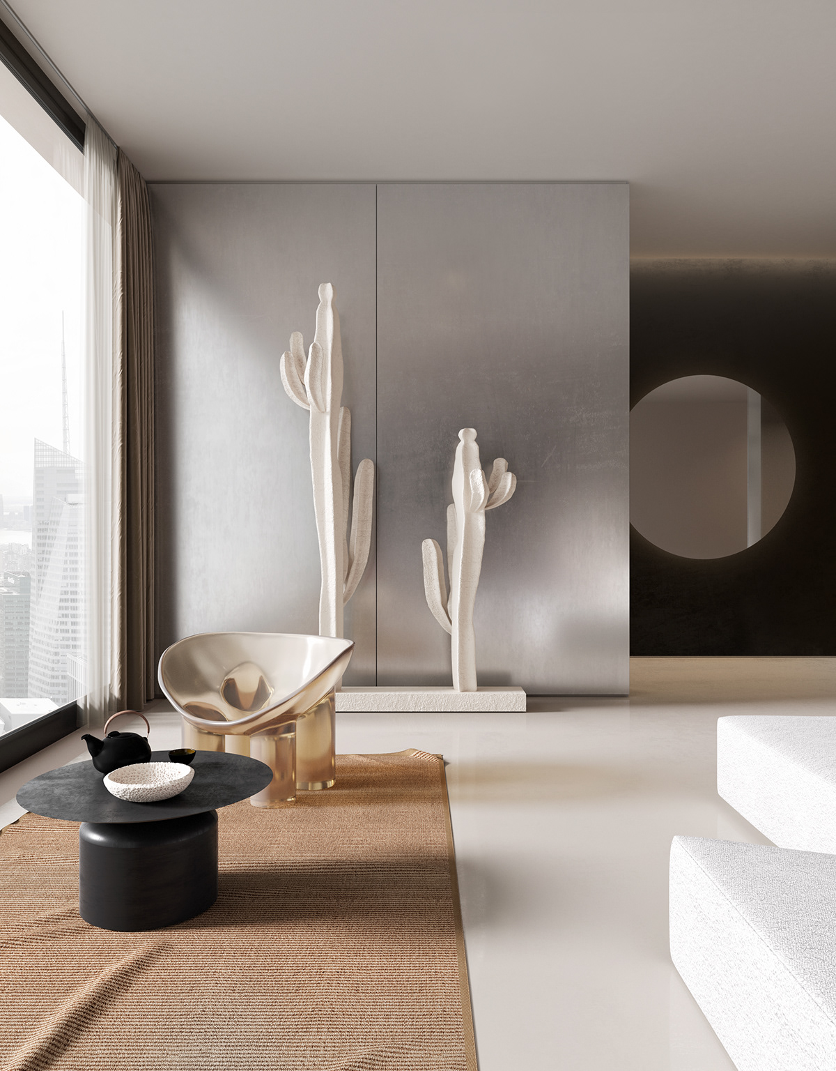 Modern Zen，apartment，Interior design，