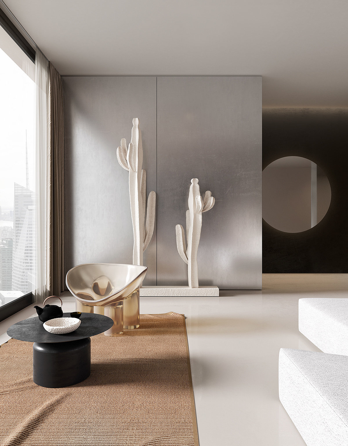 Modern Zen，apartment，Interior design，