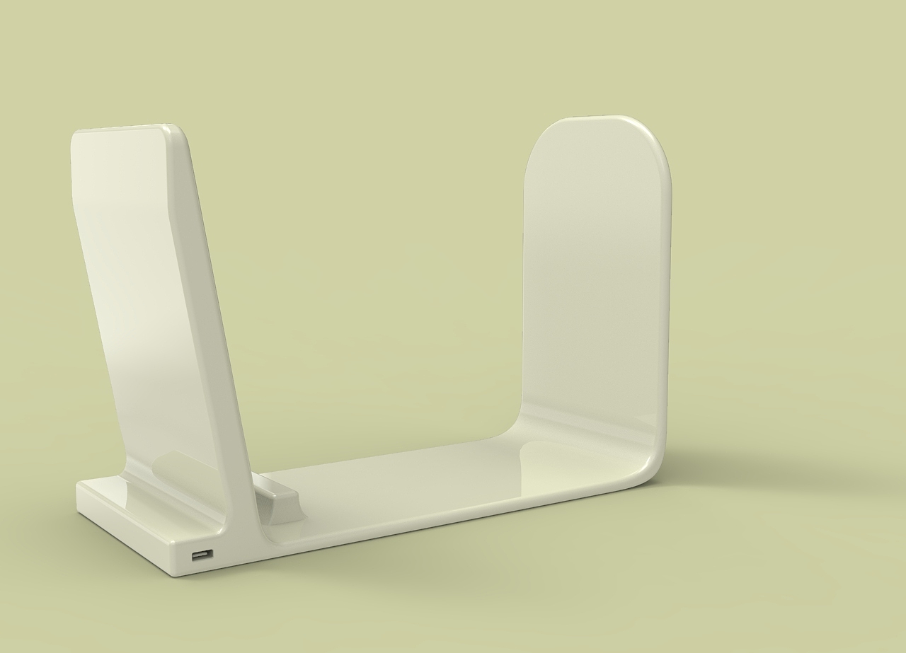 Wireless charging; bookends; Bookmark; bedside cupboard，