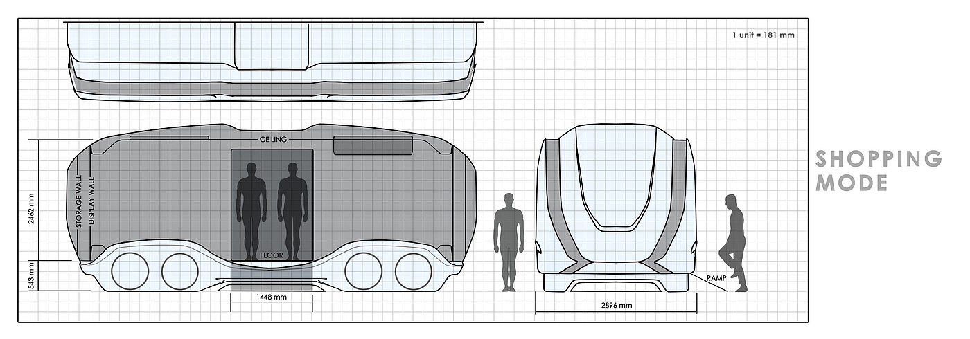 工业设计，智能科技，手绘表达，效果图，展示卡车设计，