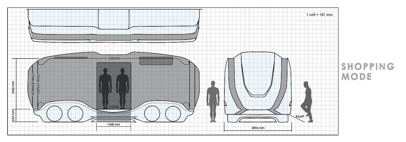 industrial design，Intelligent technology，Hand drawn expression，design sketch，Show truck design，