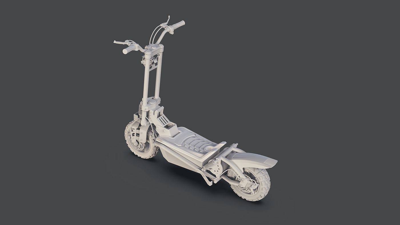 Scooter，Scooter design，Electric scooter，Design of electric scooter，Electric vehicle design，pxid，Design of transportation tools，