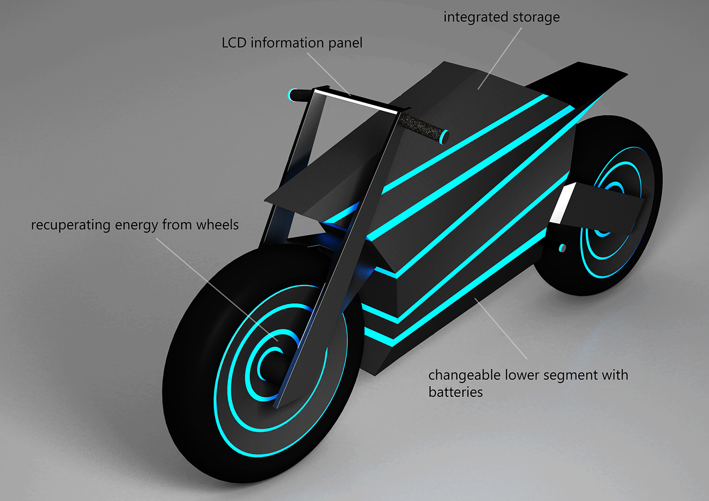 industrial design，Motorcycle design，conceptual design，design sketch，Intelligent technology，