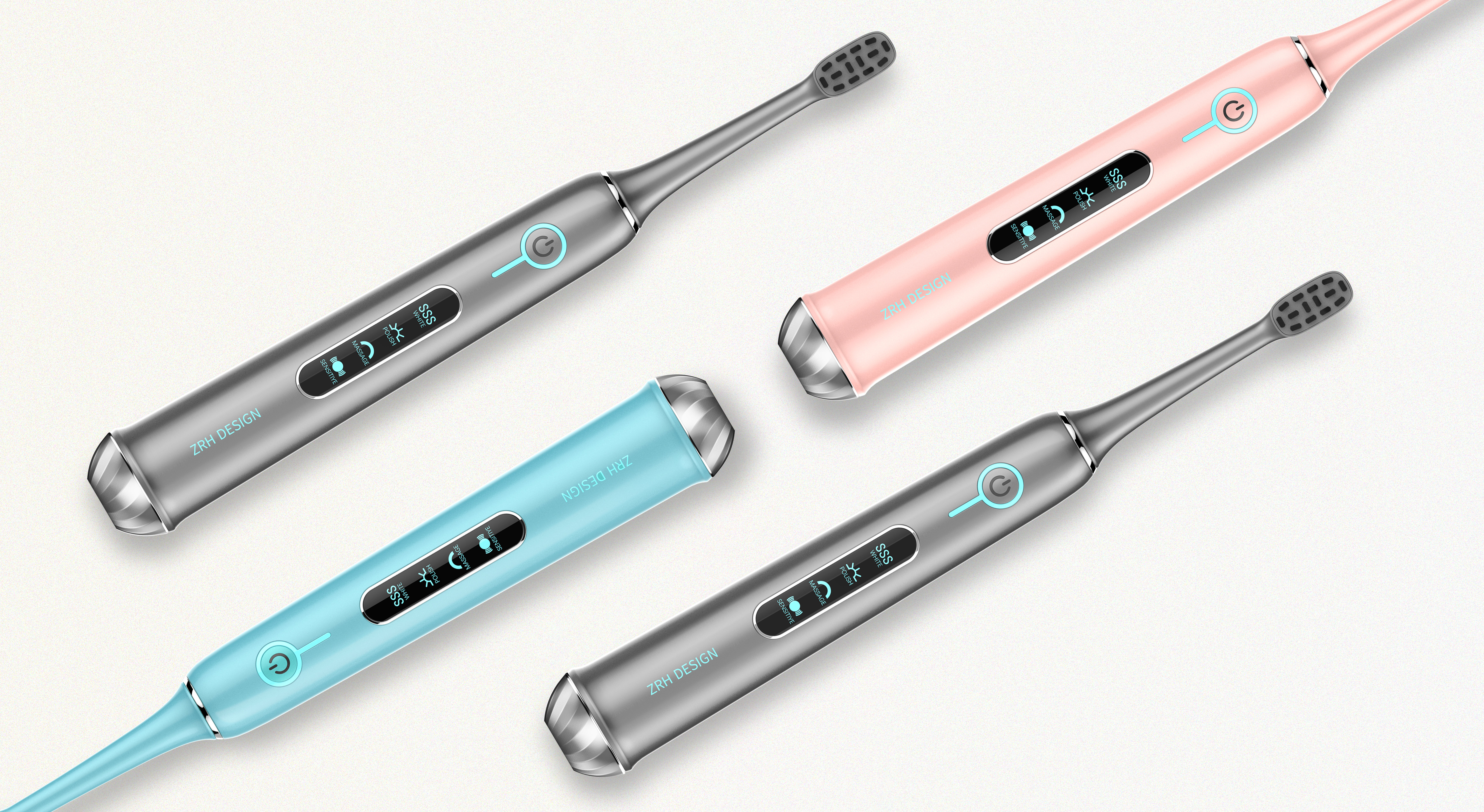 Electric toothbrush，Toothbrush design，Electric toothbrush design，product design，Mission Runway，Sense of science and technology，