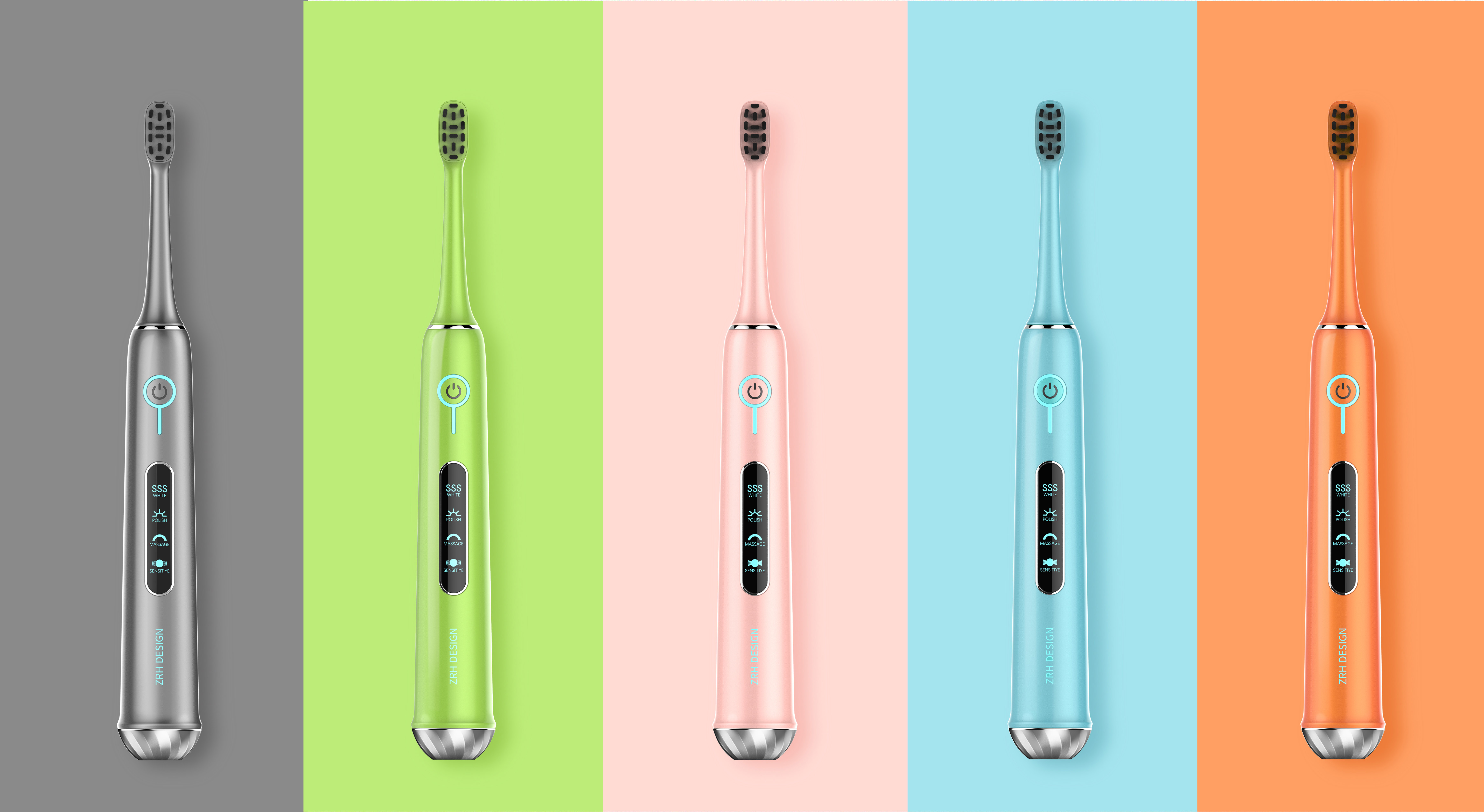 Electric toothbrush，Toothbrush design，Electric toothbrush design，product design，Mission Runway，Sense of science and technology，