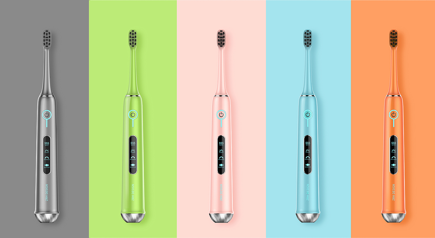 Electric toothbrush，Toothbrush design，Electric toothbrush design，product design，Mission Runway，Sense of science and technology，