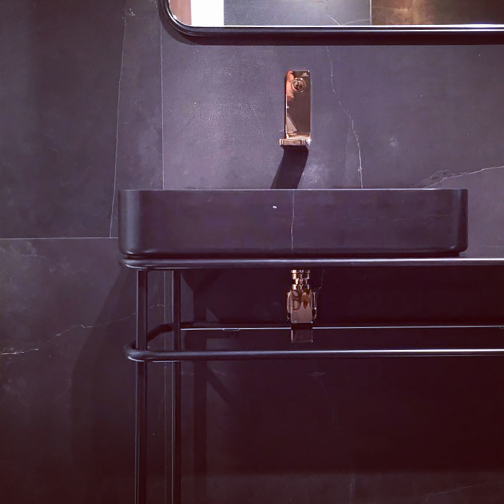 Marble，Simple structure，Double basin drawer，Lightweight，delicate，luxurious，