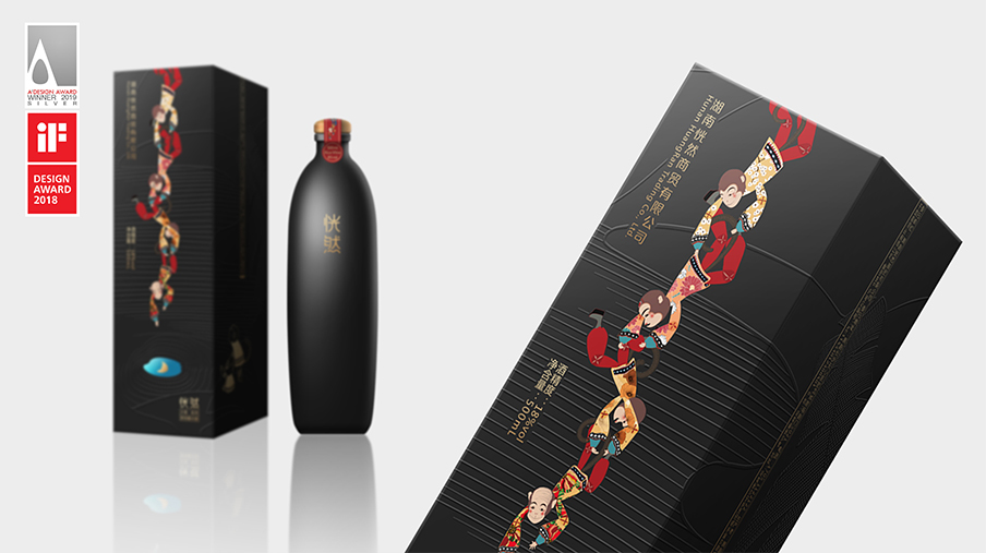 Chinese style，Moment creativity，Zeng Ling，Zeng Ling design workshop，packing design，Wine packaging，If Award，A 'Design Award，