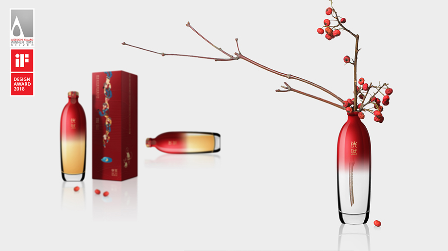 Chinese style，Moment creativity，Zeng Ling，Zeng Ling design workshop，packing design，Wine packaging，If Award，A 'Design Award，