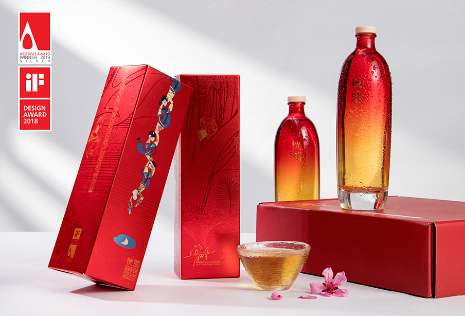 Chinese style，Moment creativity，Zeng Ling，Zeng Ling design workshop，packing design，Wine packaging，If Award，A 'Design Award，