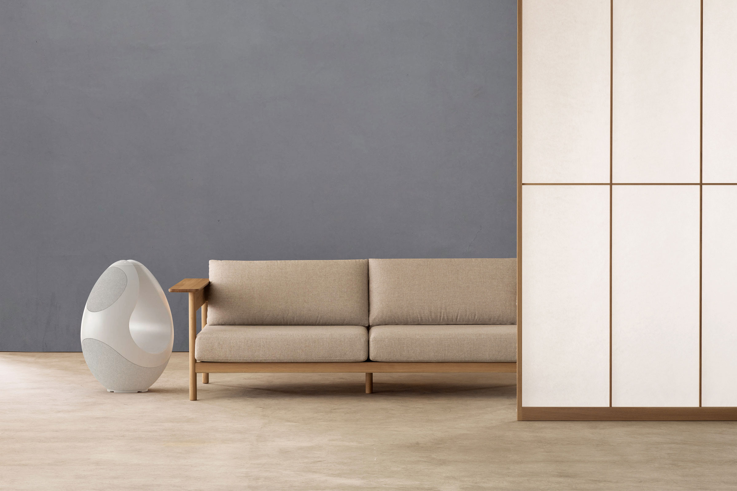 2020 red dot product design award，Pantheone I，speaker，resin，app，