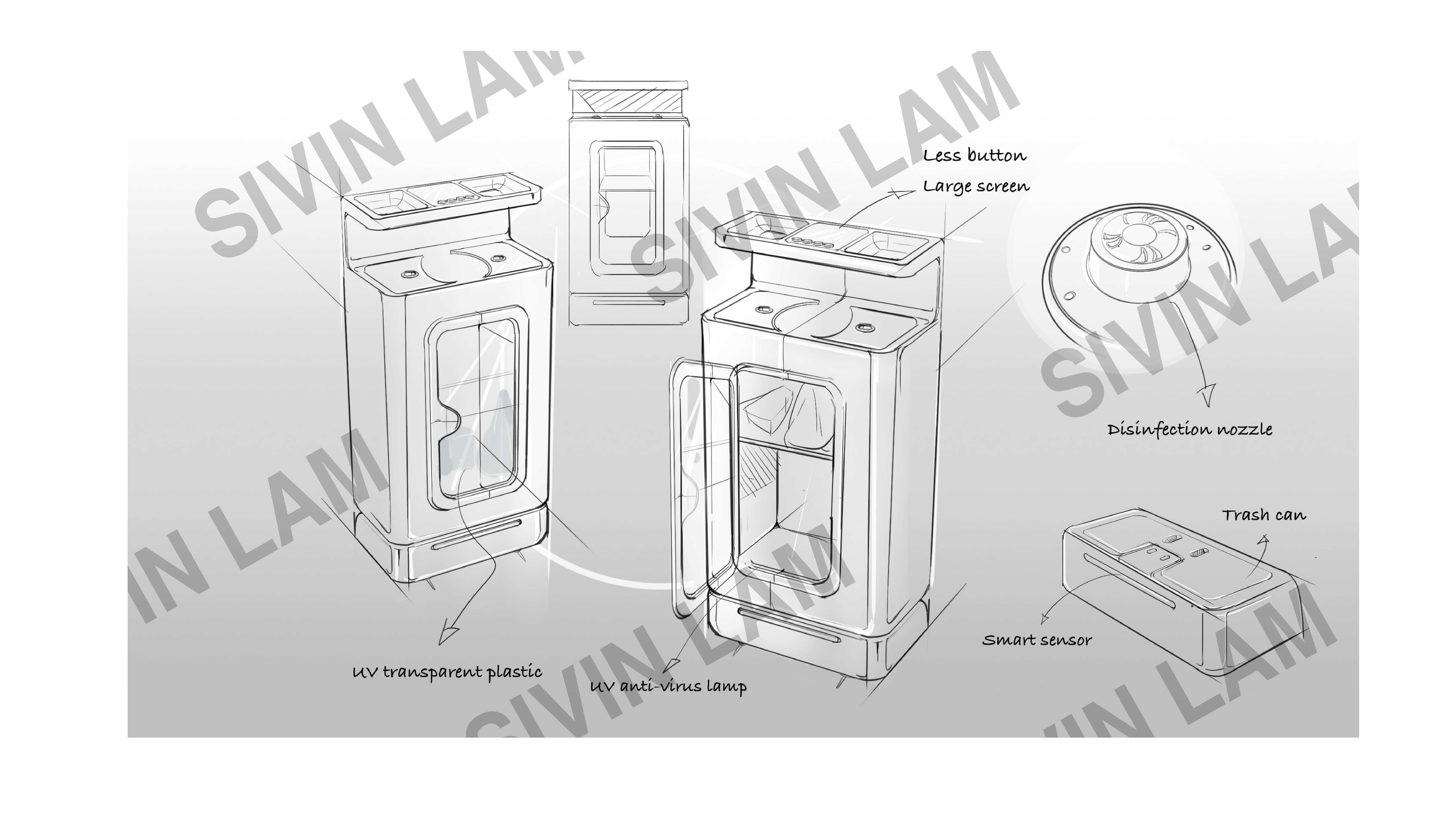 Hand drawn，industrial equipment ，Furniture and household appliances，Product board drawing，Story board，Home furniture，original，