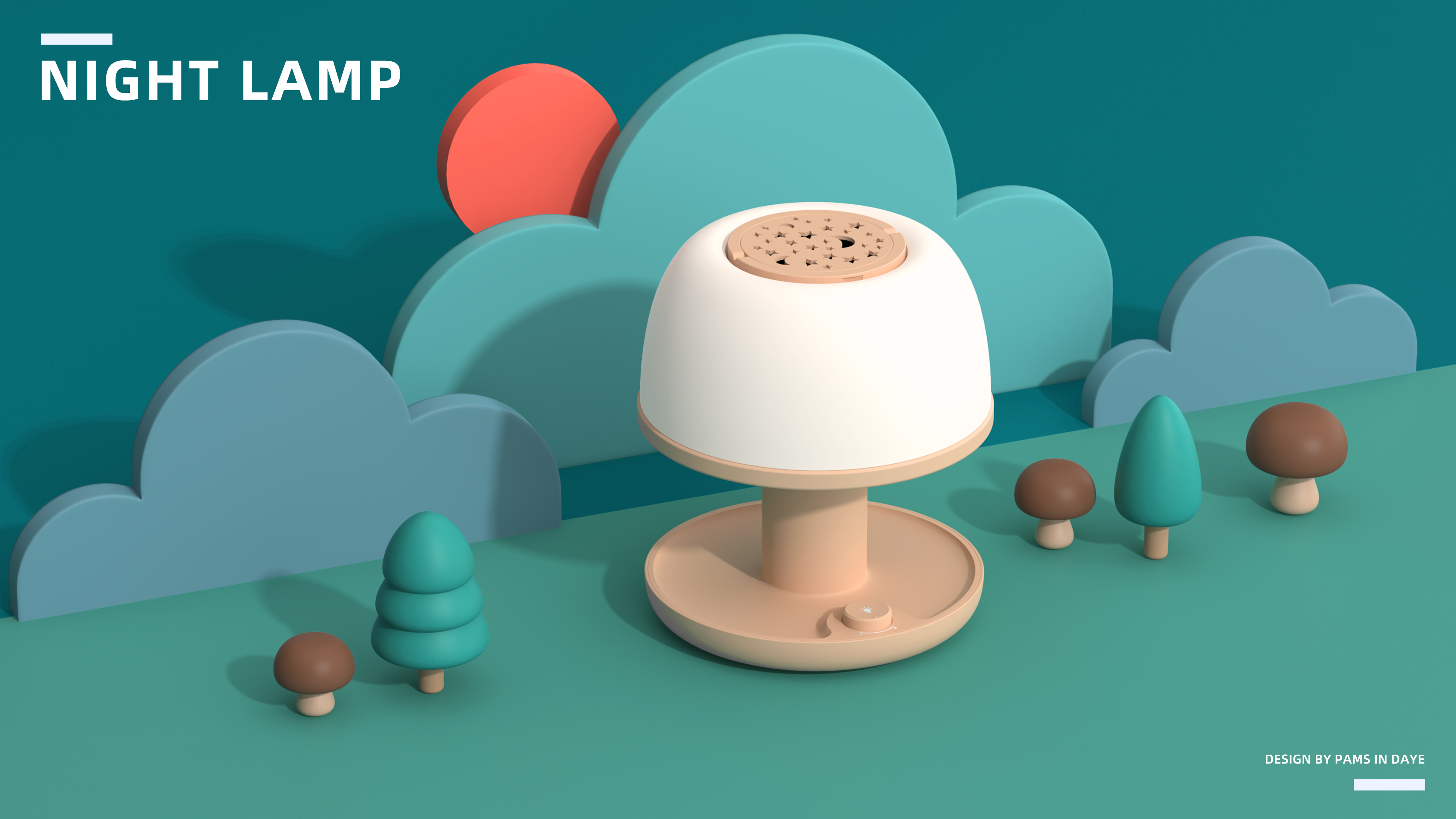 Night light，Mother and baby，lovely，PAMS，