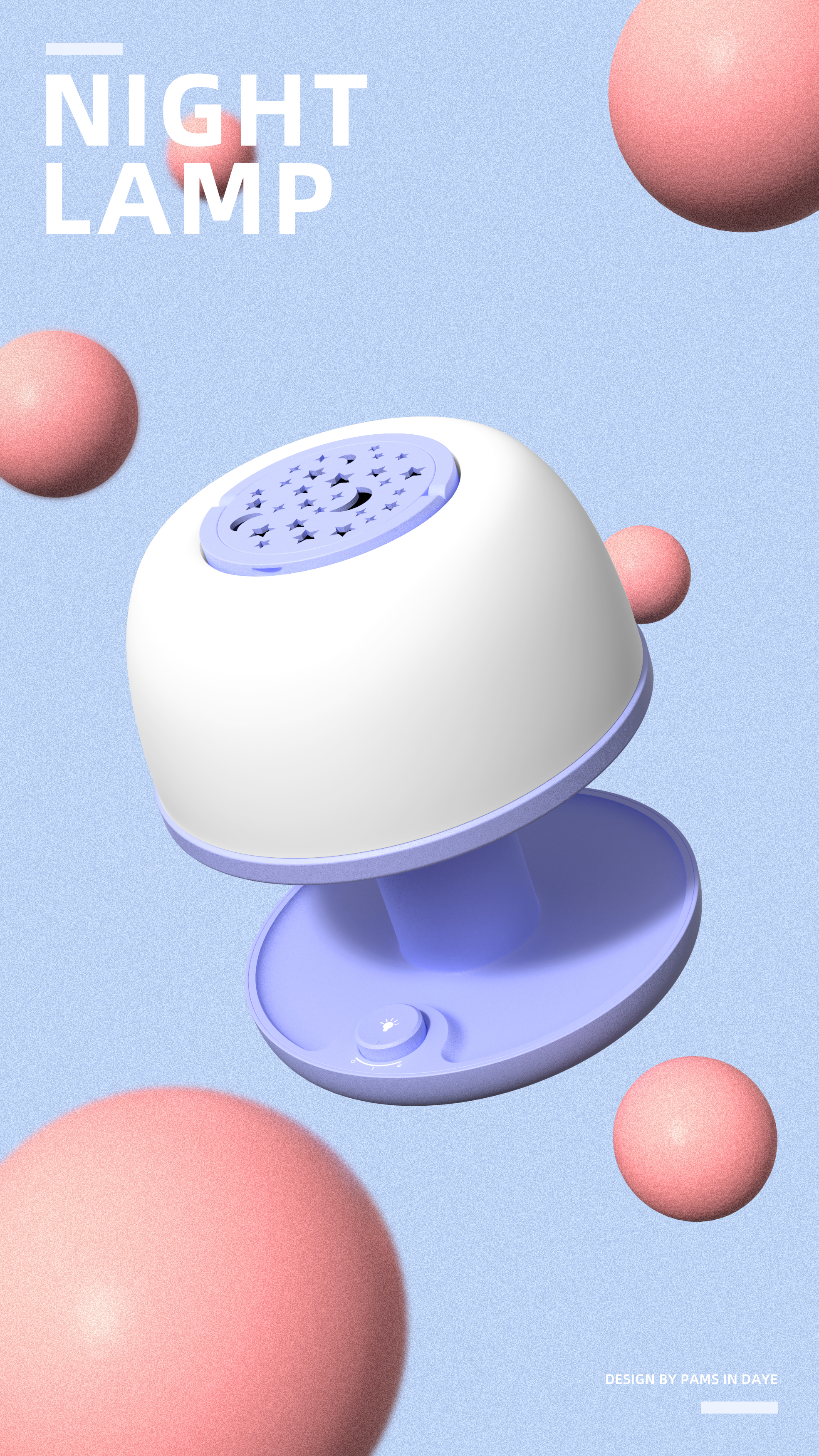 Night light，Mother and baby，lovely，PAMS，