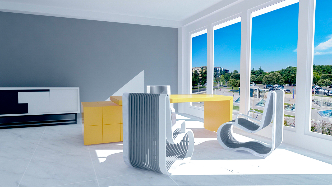 furniture design ，Rocking chair，comfortable，Simplicity，product design，