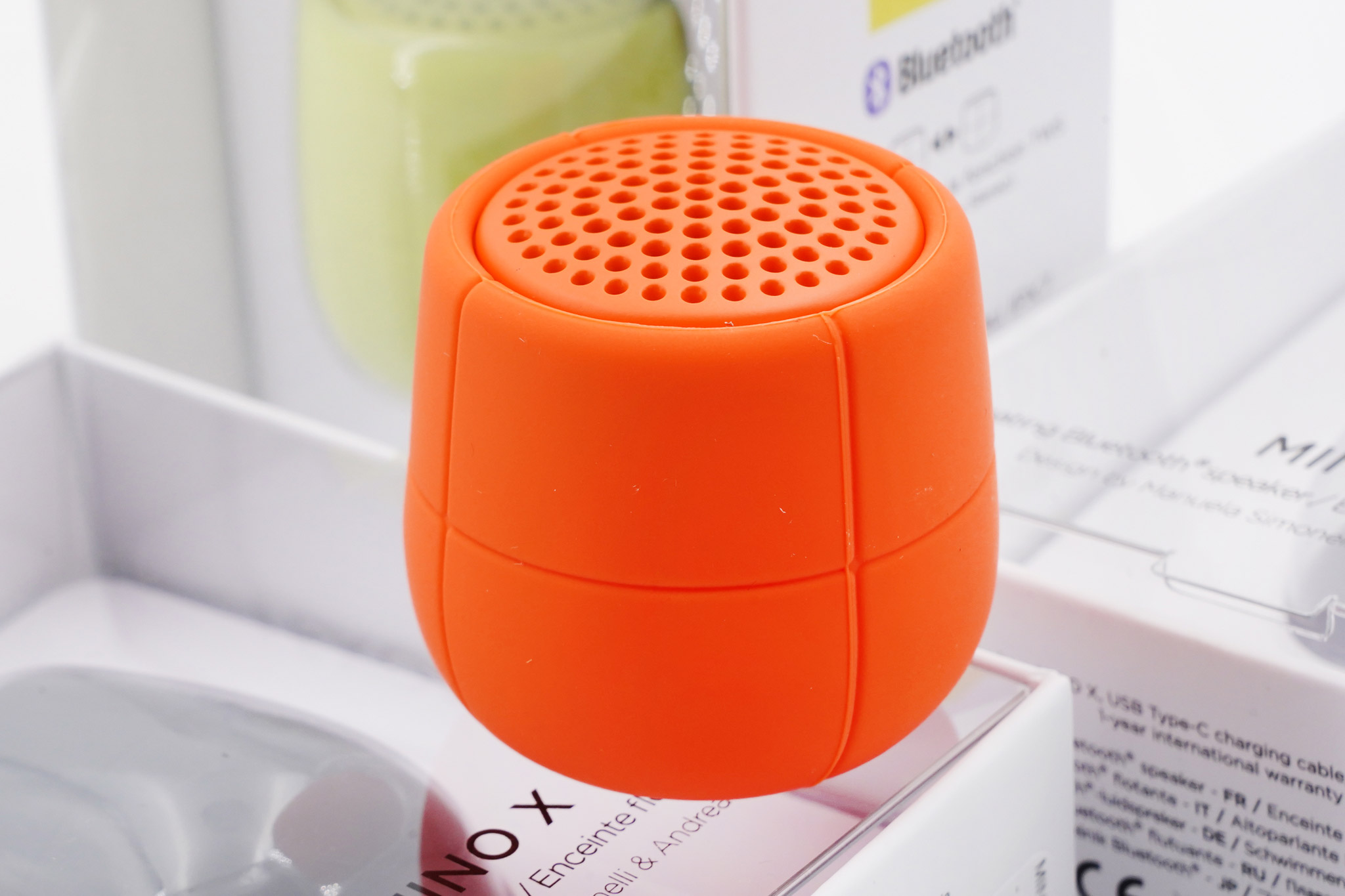 2020 red dot product design award，Min X，Bluetooth，speaker，waterproof，