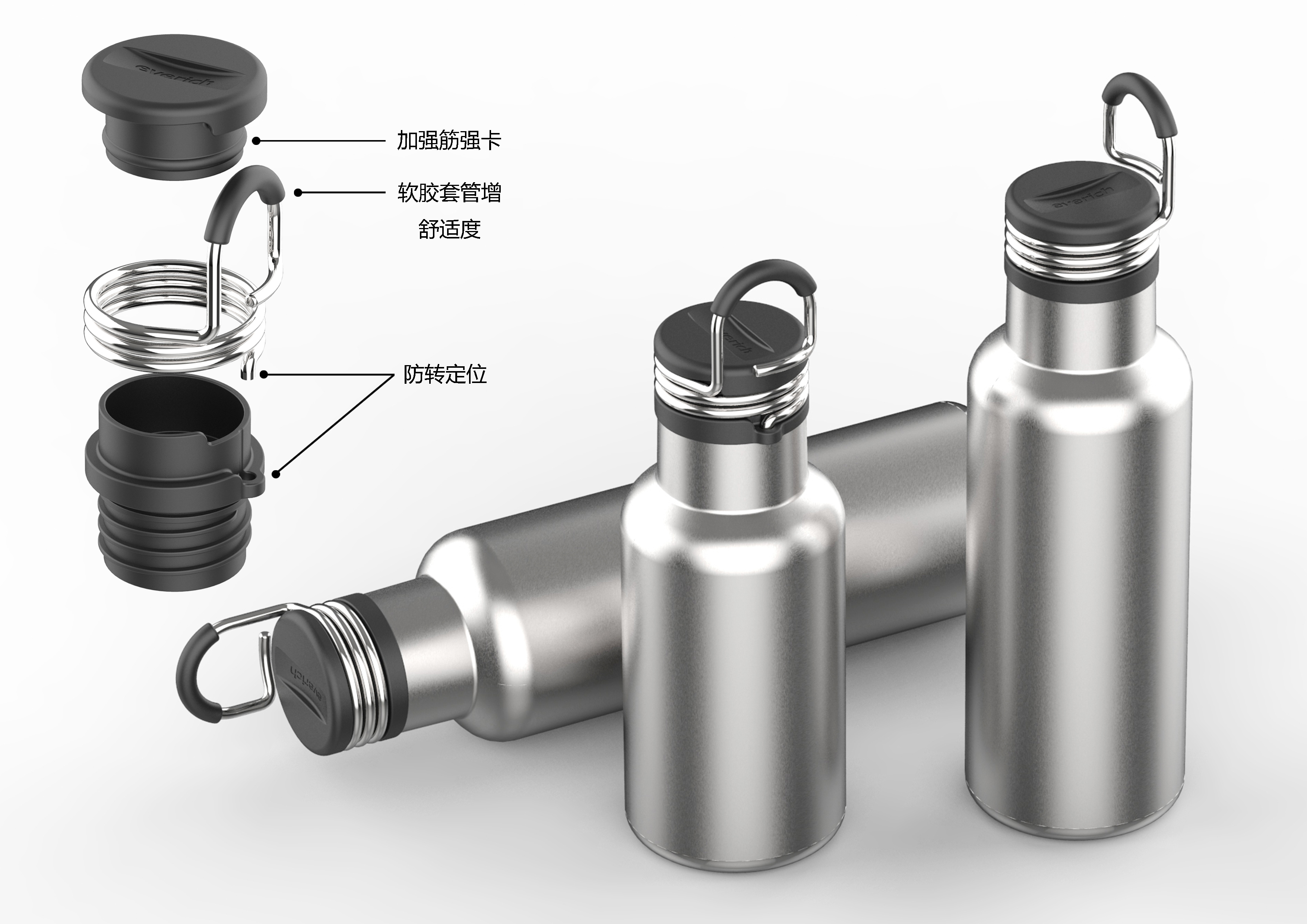 Outdoor sports bottle，