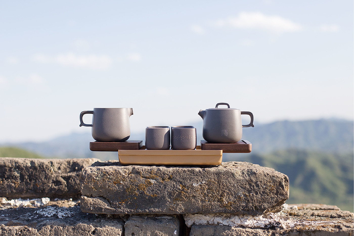 Original cultural design products，Beijing Forbidden City Culture，Travel tea set，Portable mobile tea set，Aesthetic home life experience，