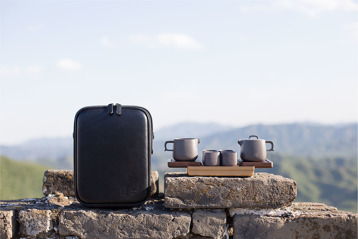 Original cultural design products，Beijing Forbidden City Culture，Travel tea set，Portable mobile tea set，Aesthetic home life experience，