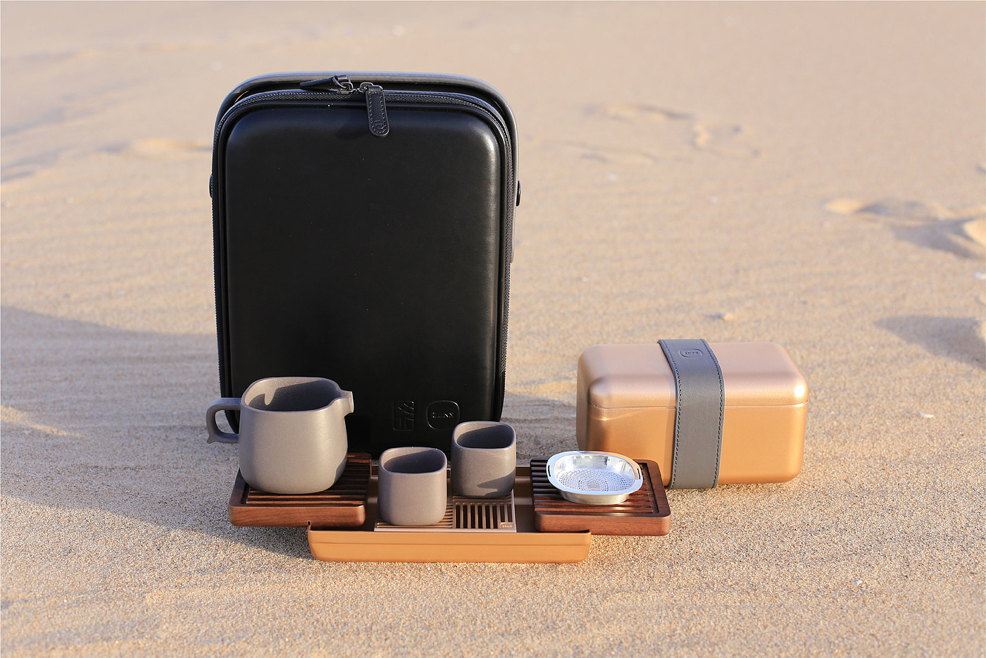 Original cultural design products，Beijing Forbidden City Culture，Travel tea set，Portable mobile tea set，Aesthetic home life experience，