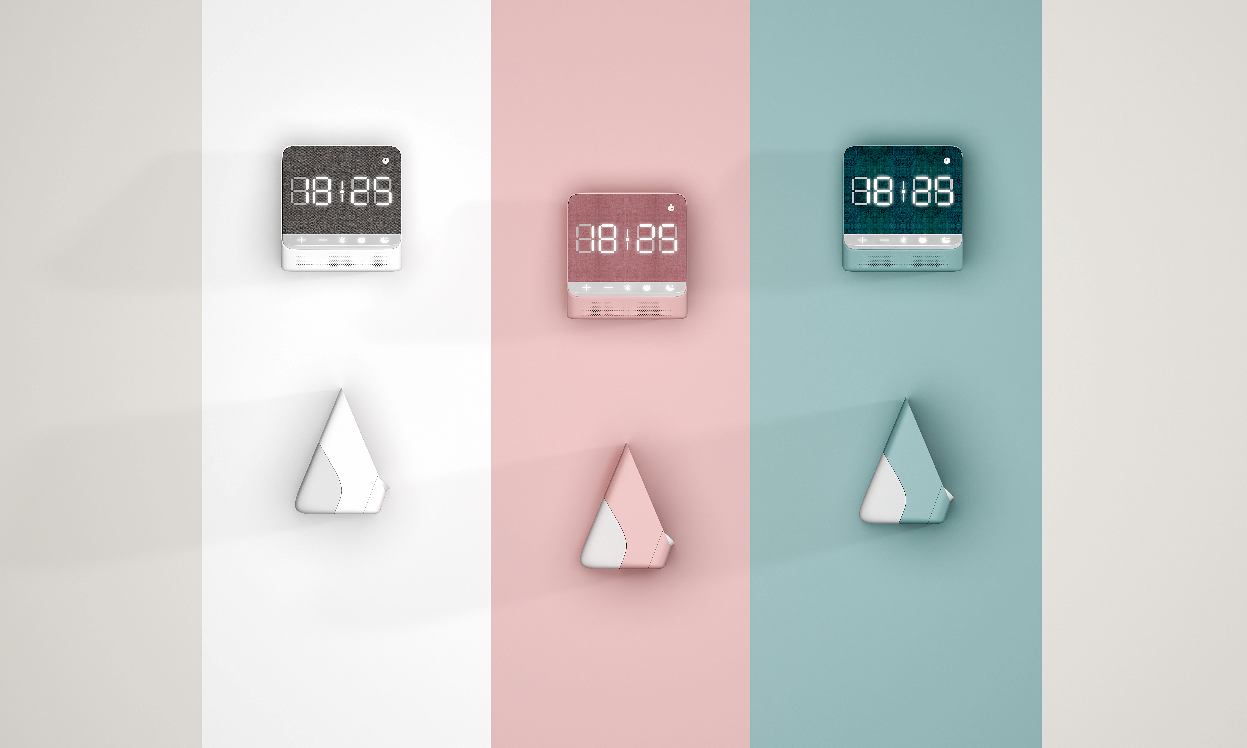 Night light, alarm clock, accompany to sleep, home life，