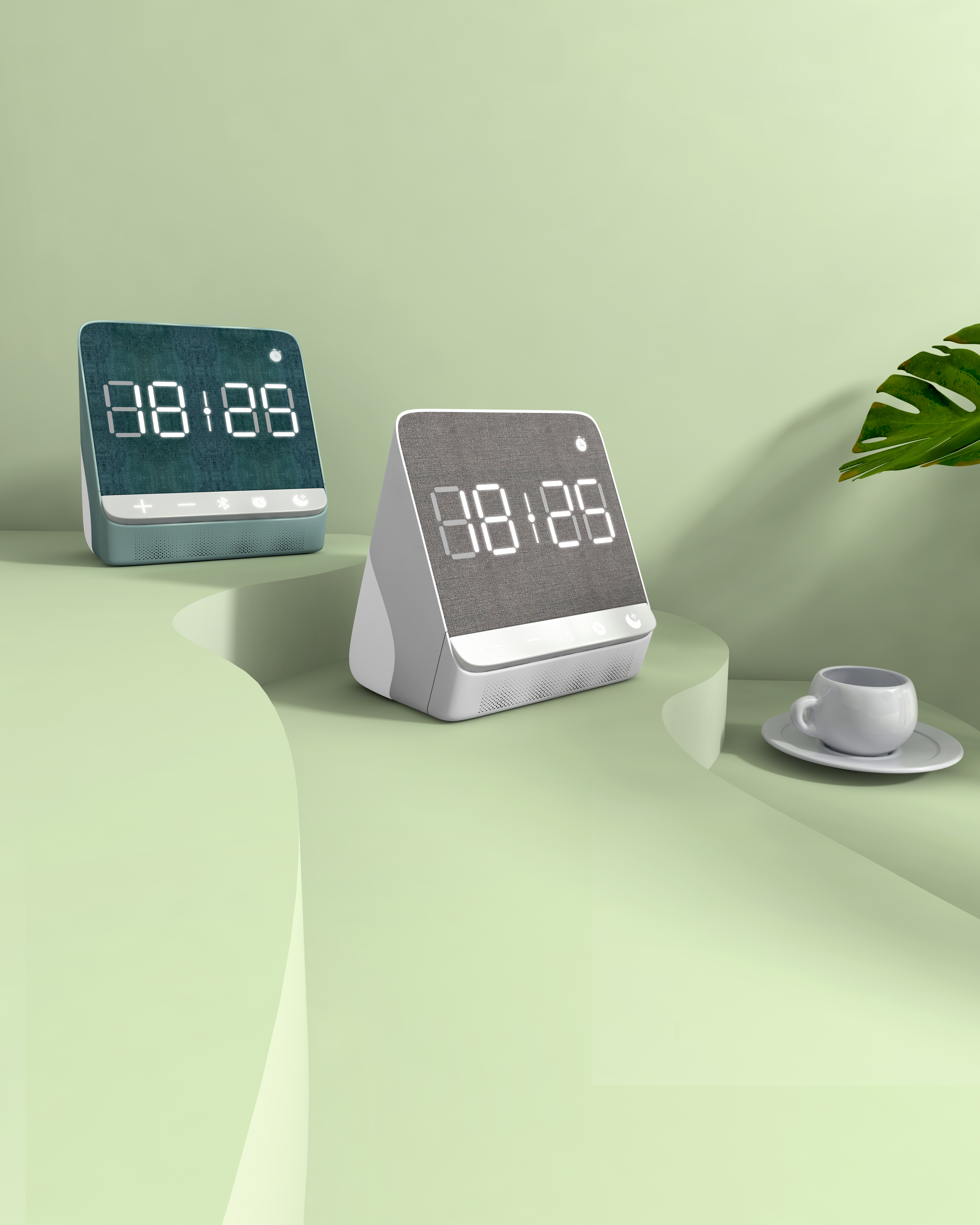 Night light, alarm clock, accompany to sleep, home life，