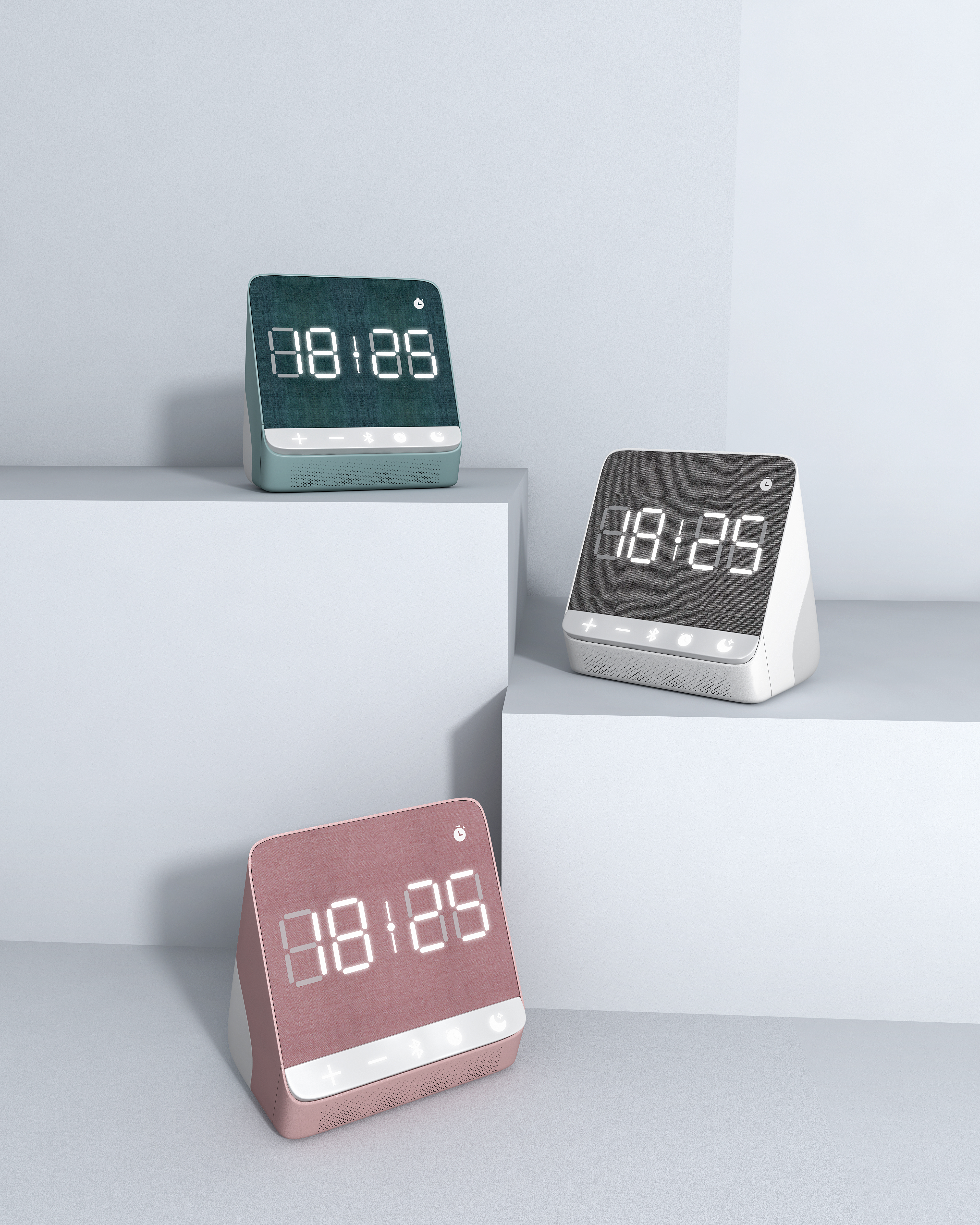 Night light, alarm clock, accompany to sleep, home life，