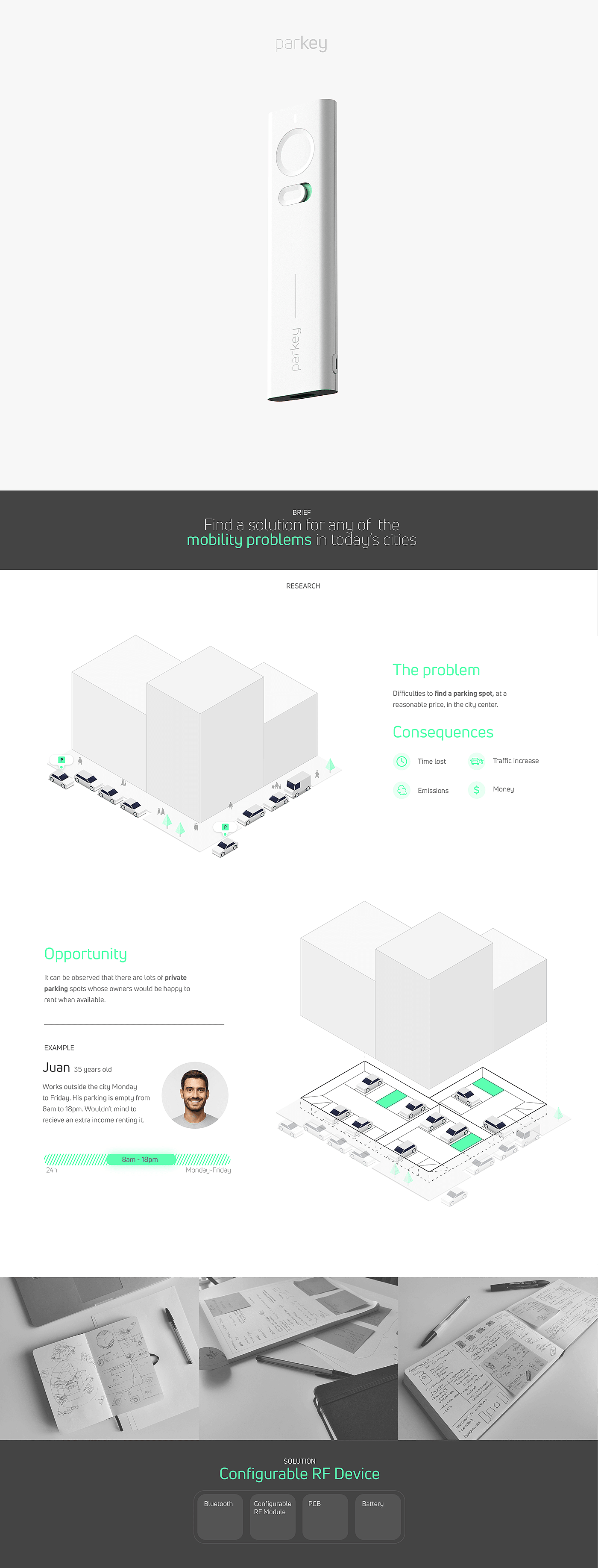 Parkey，停车共享系统，智能，