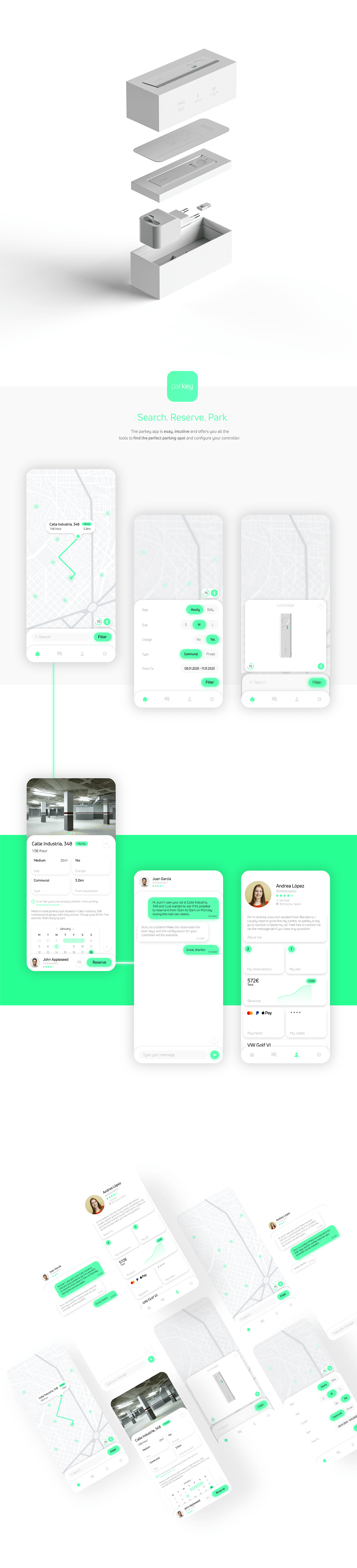 Parkey，Parking sharing system，intelligence，