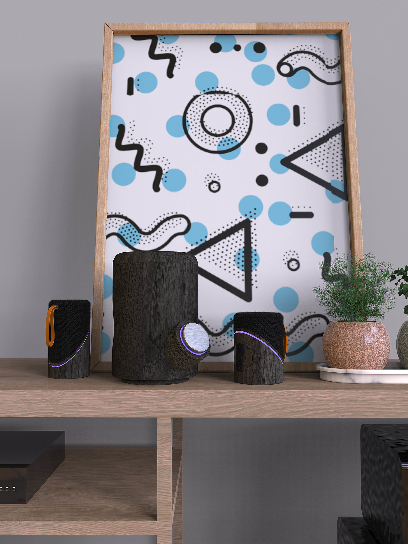 Fan，loudspeaker box，Humidifier，Night light，Desktop products，electronic product，
