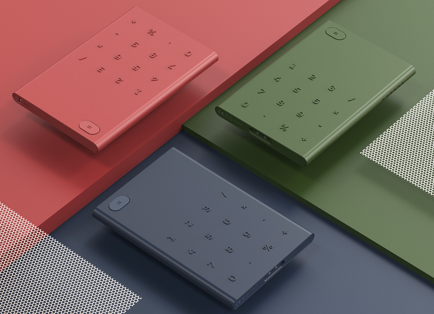 Calculator，Simplicity，Multicolor，Render，