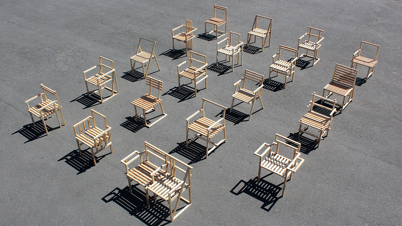 chair，wooden ，creativity，