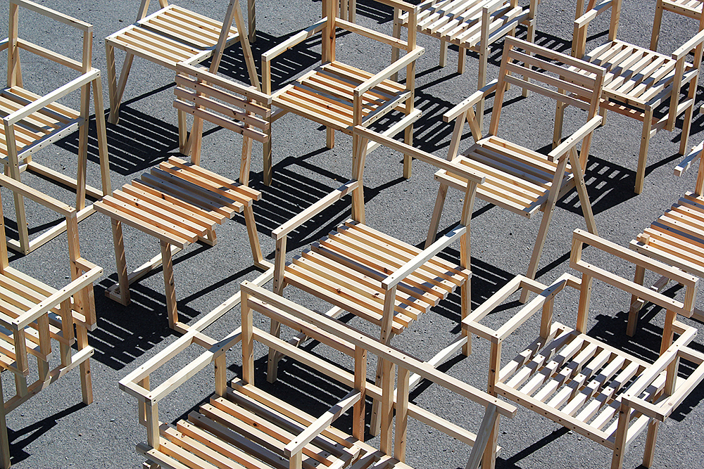 chair，wooden ，creativity，