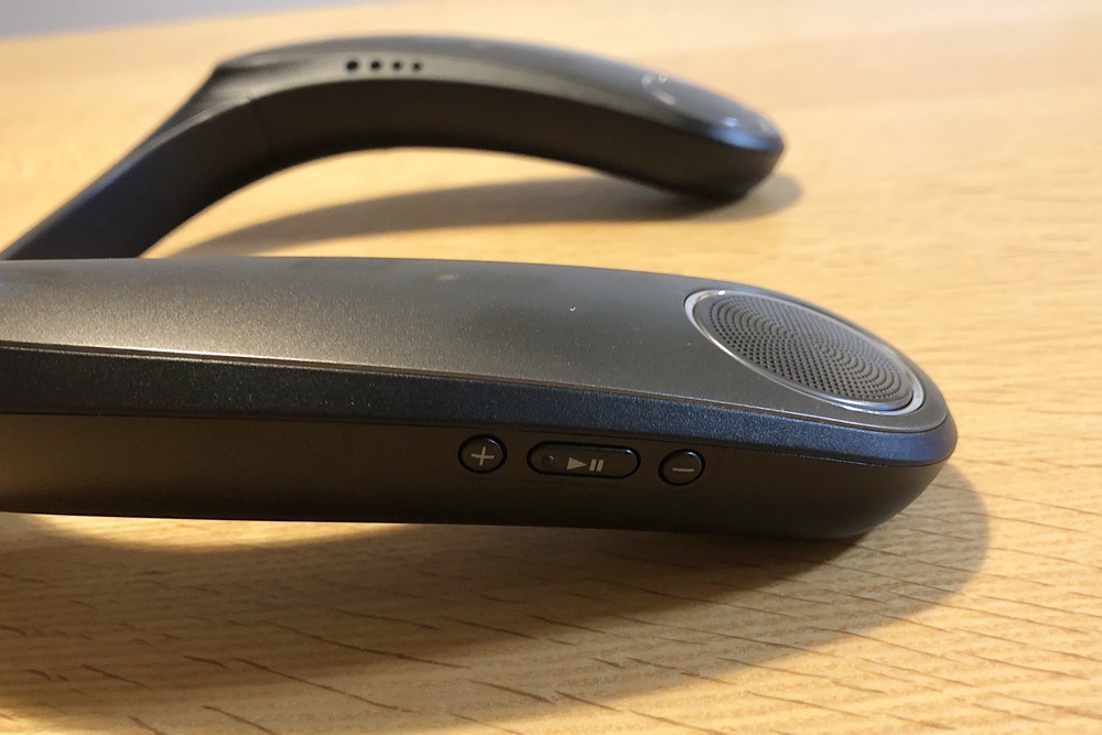 2020 red dot product design award，AN-SX7A，speaker，Vibration，Bluetooth，wear，SHARP，SHARP，