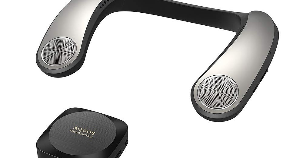 2020 red dot product design award，AN-SX7A，speaker，Vibration，Bluetooth，wear，SHARP，SHARP，