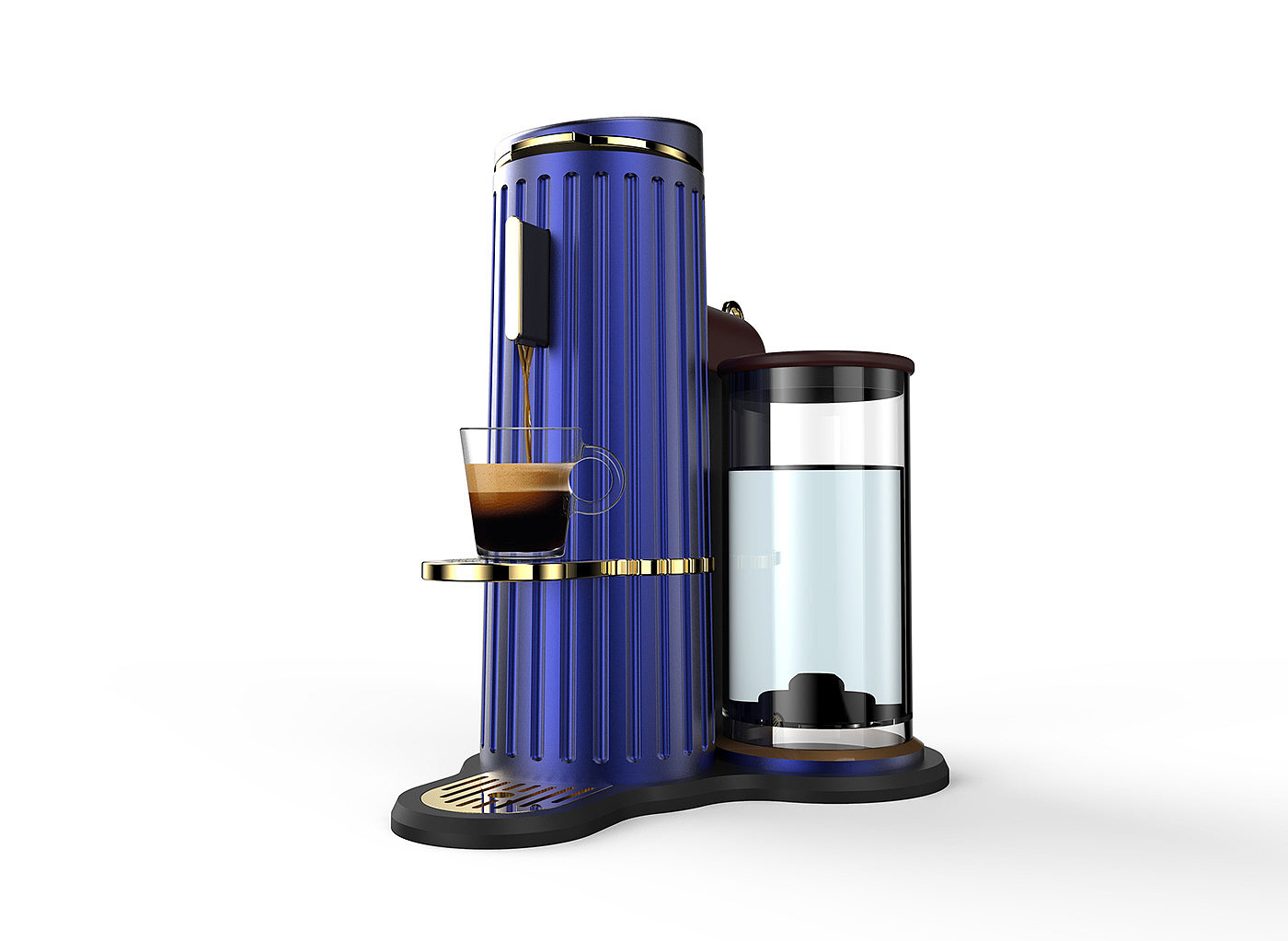 Nespresso，咖啡机，蓝色，