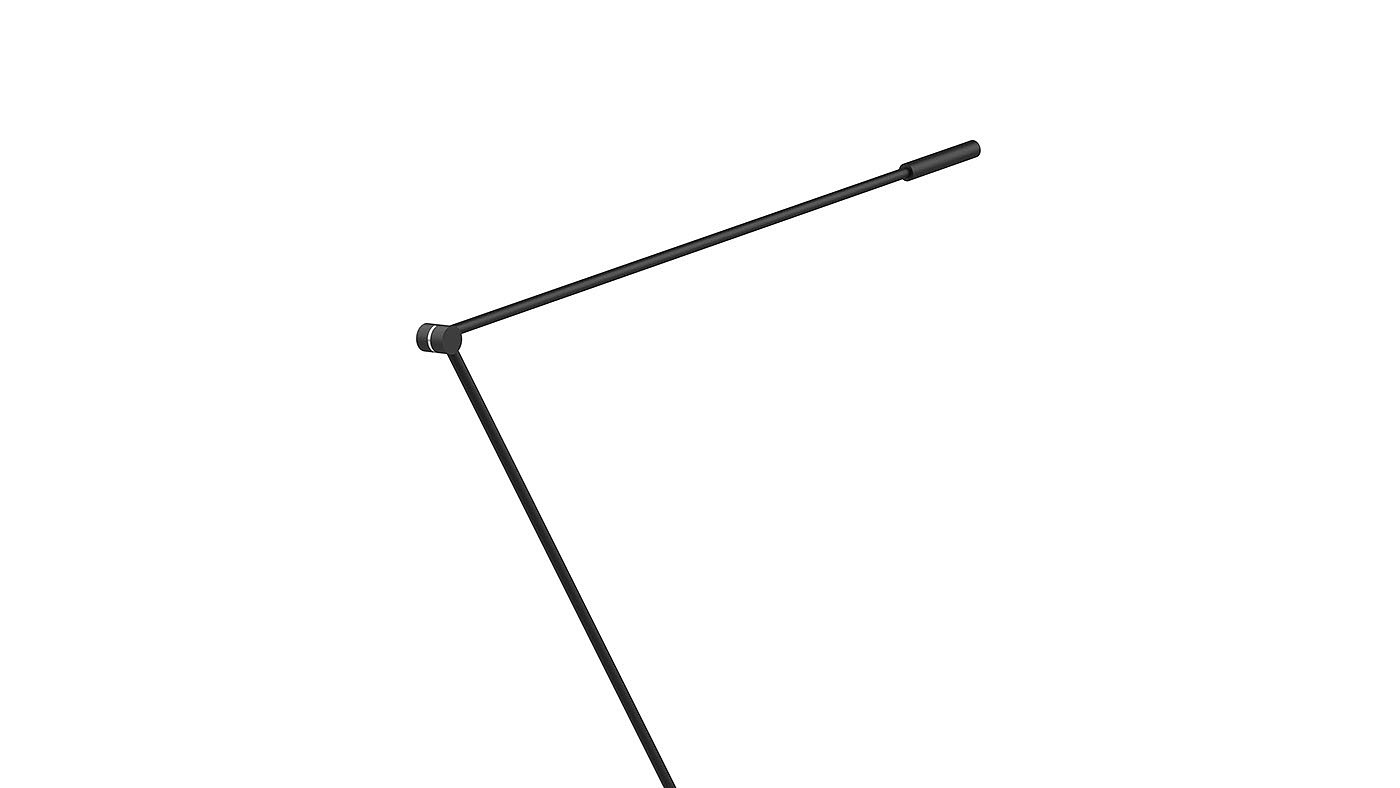 Lain，Table lamp design，black，